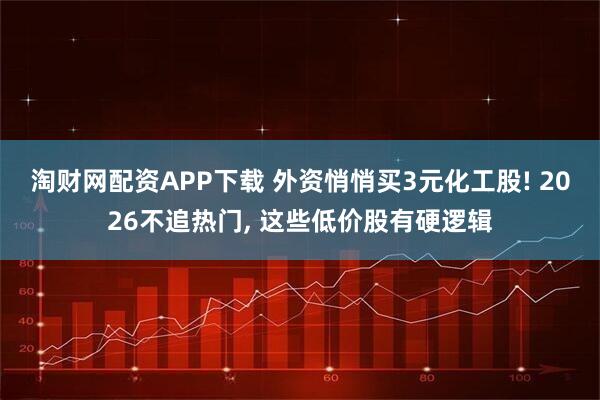 淘财网配资APP下载 外资悄悄买3元化工股! 2026不追热门, 这些低价股有硬逻辑